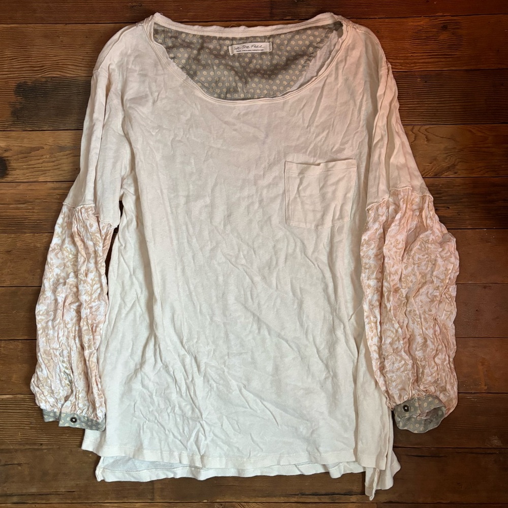 We The Free Free People Long Sleeve Blouse